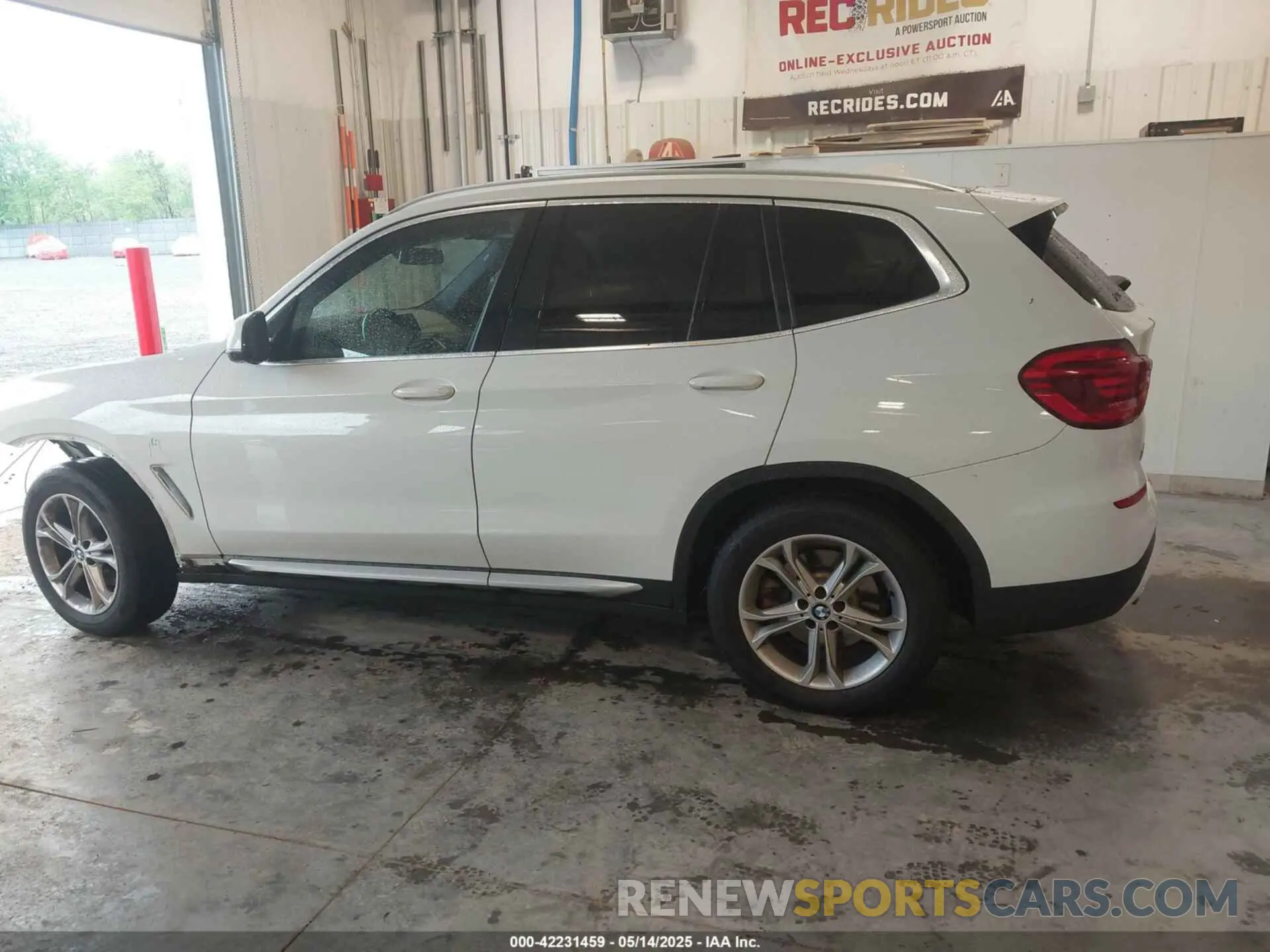 14 fotografías del automóvil dañado 5UXTY5C08M9H59027 BMW X3 2021
