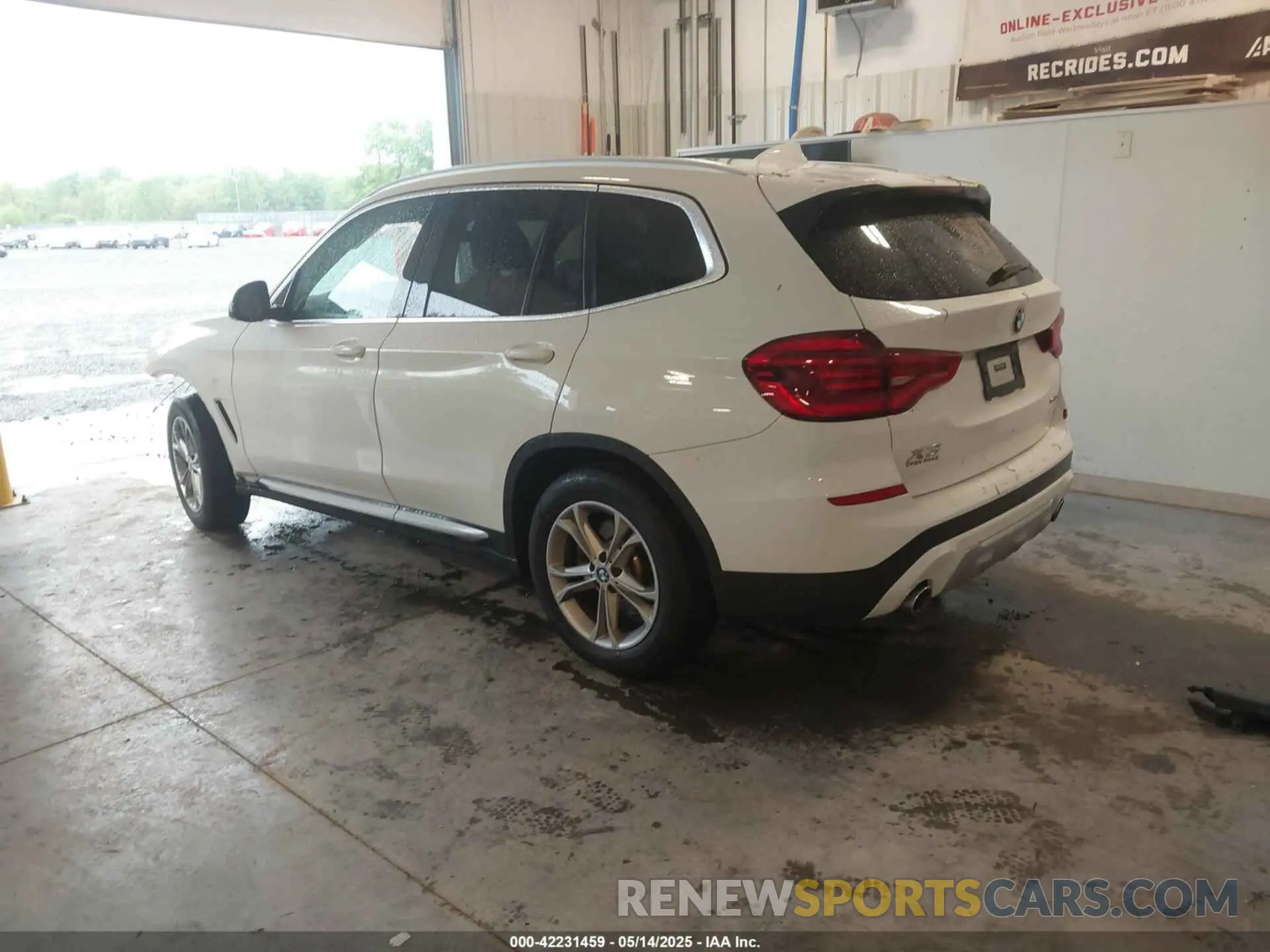 3 fotografías del automóvil dañado 5UXTY5C08M9H59027 BMW X3 2021