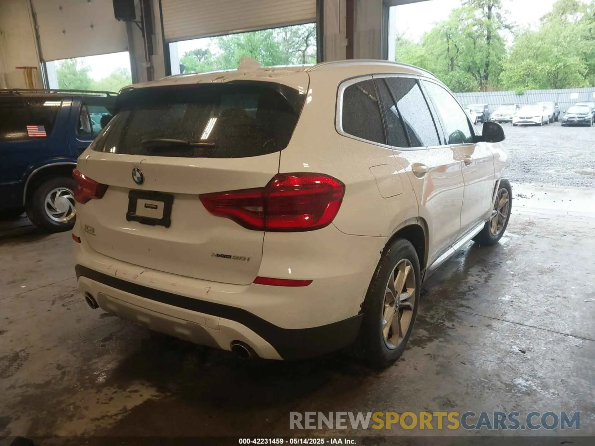 4 fotografías del automóvil dañado 5UXTY5C08M9H59027 BMW X3 2021