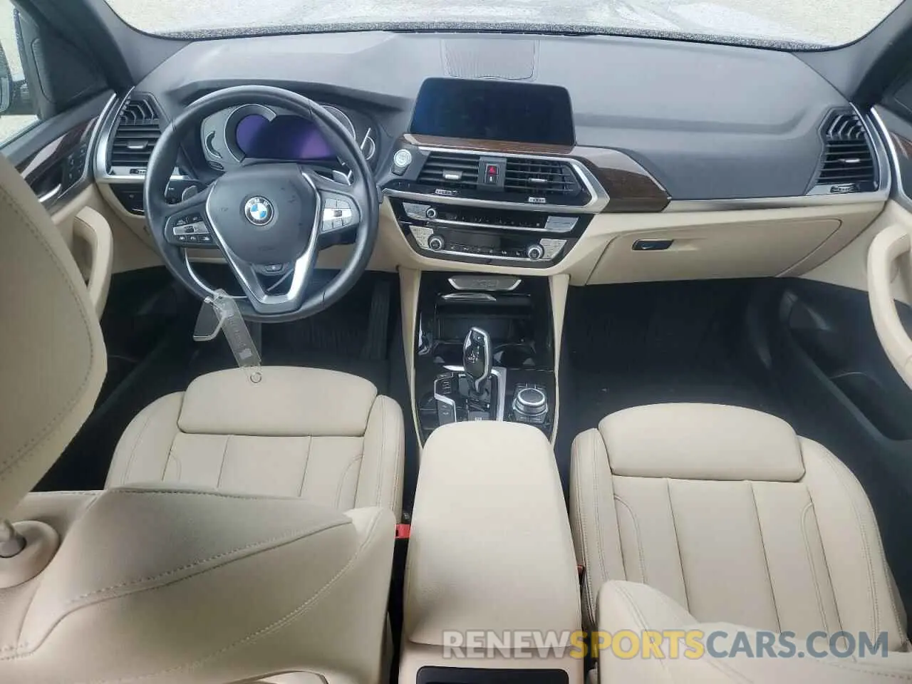 8 fotografías del automóvil dañado 5UXTY5C09M9E29882 BMW X3 2021