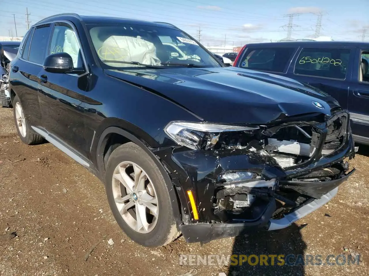 1 fotografías del automóvil dañado 5UXTY5C09M9F50587 BMW X3 2021
