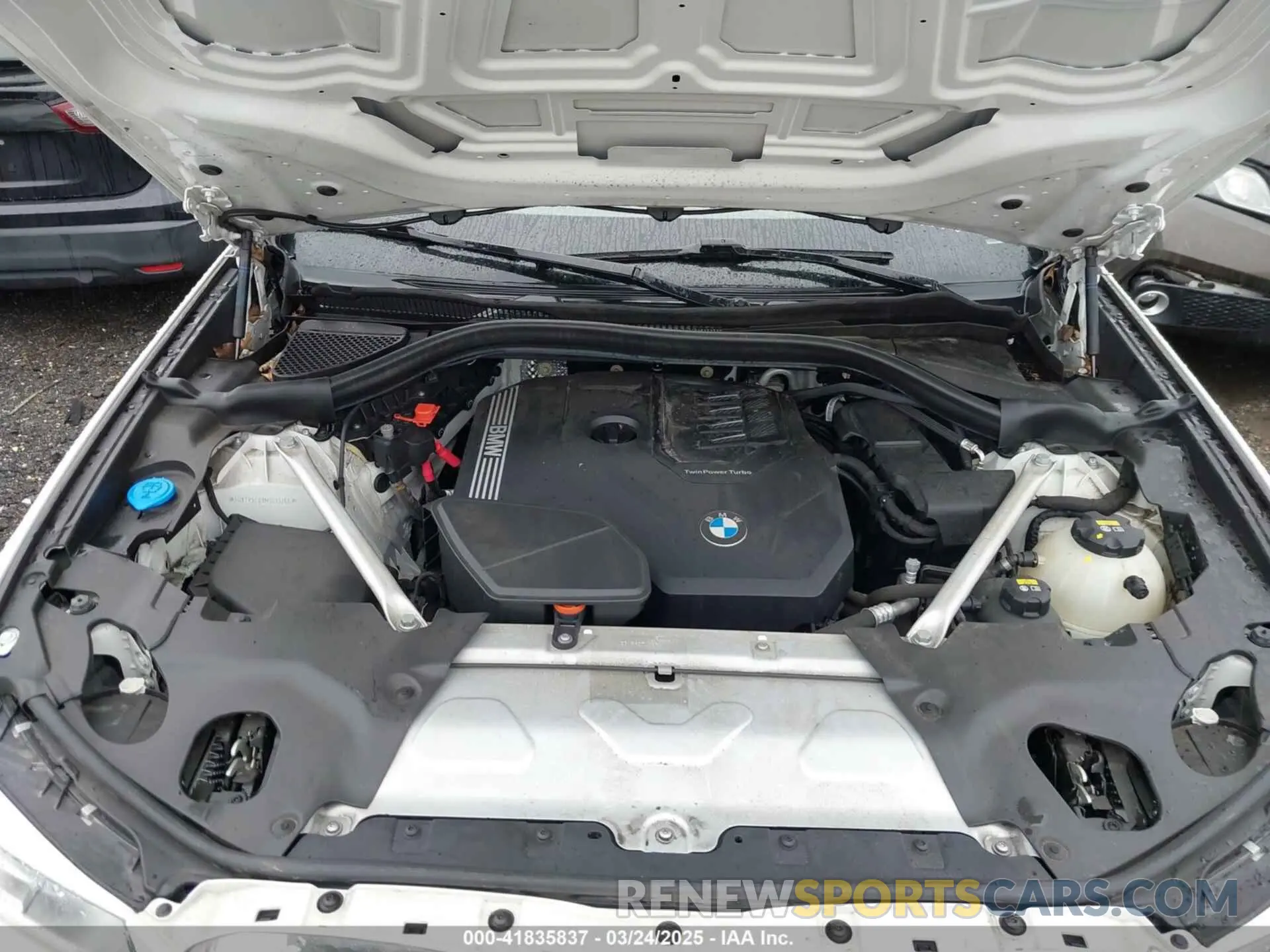 10 fotografías del automóvil dañado 5UXTY5C09M9G13266 BMW X3 2021