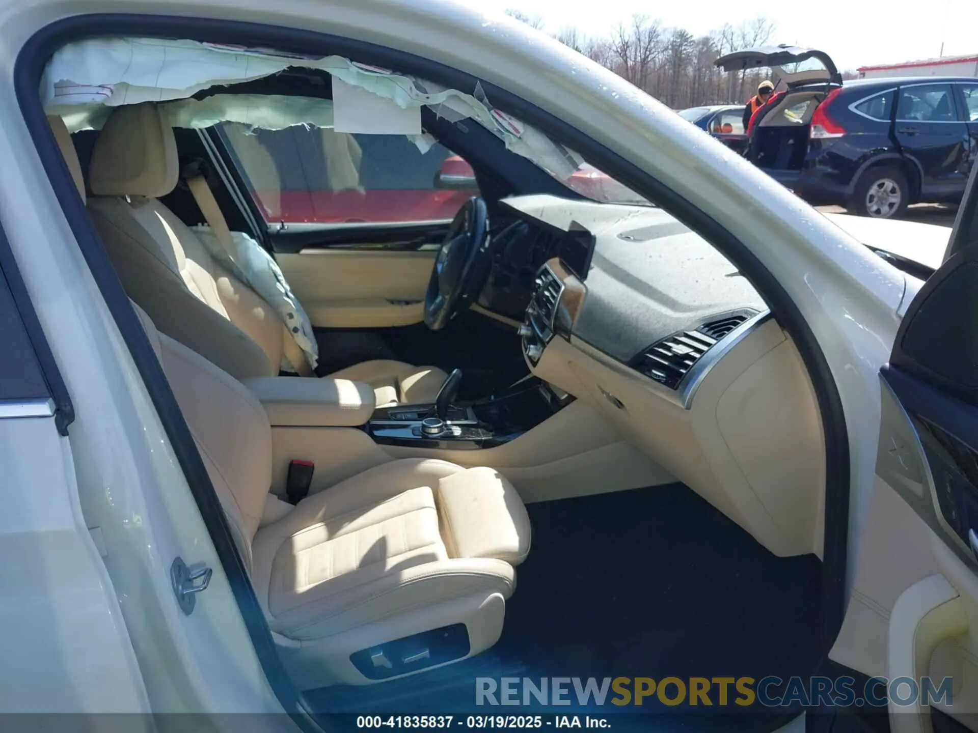5 fotografías del automóvil dañado 5UXTY5C09M9G13266 BMW X3 2021