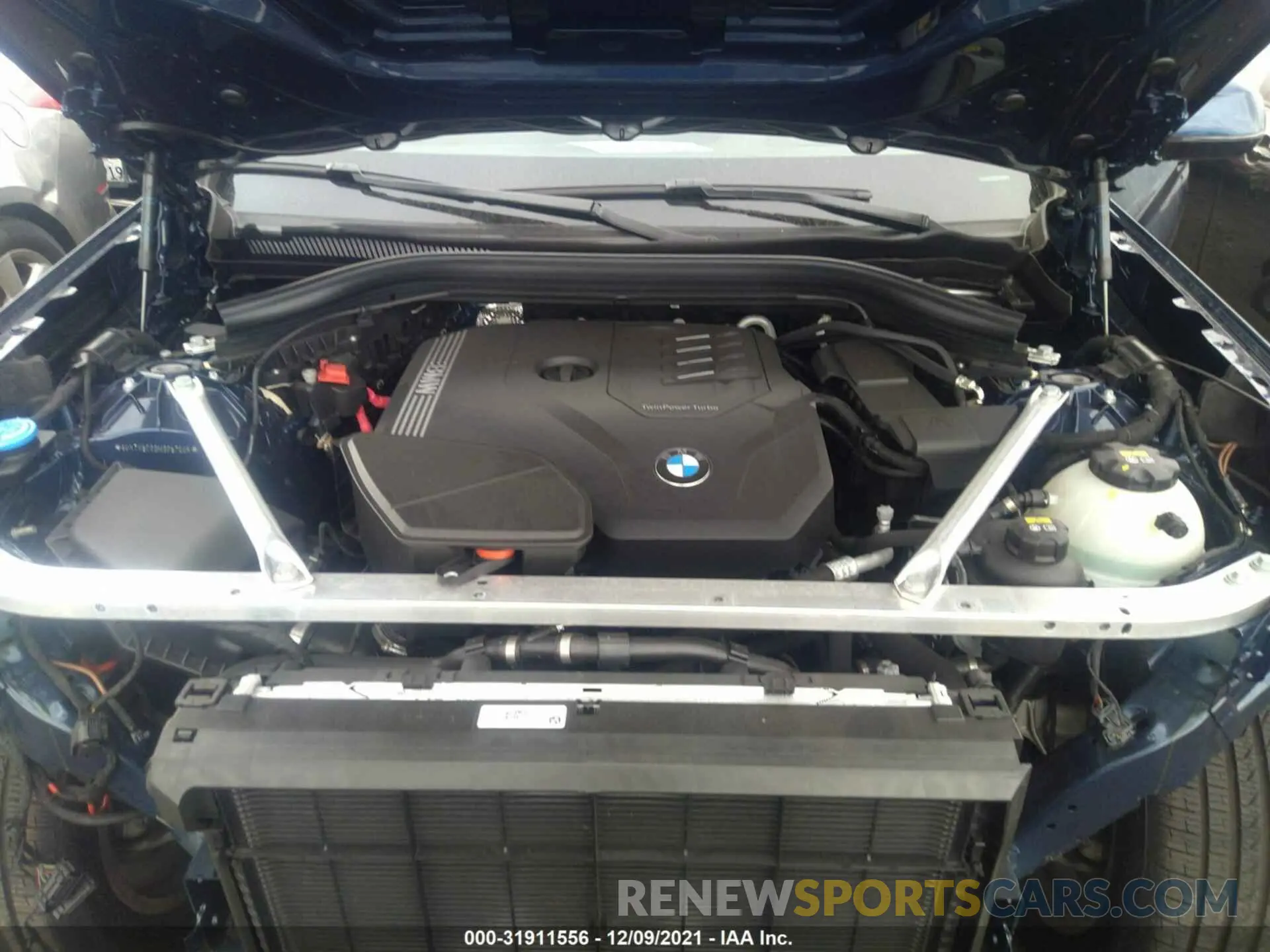10 fotografías del automóvil dañado 5UXTY5C09M9G67506 BMW X3 2021