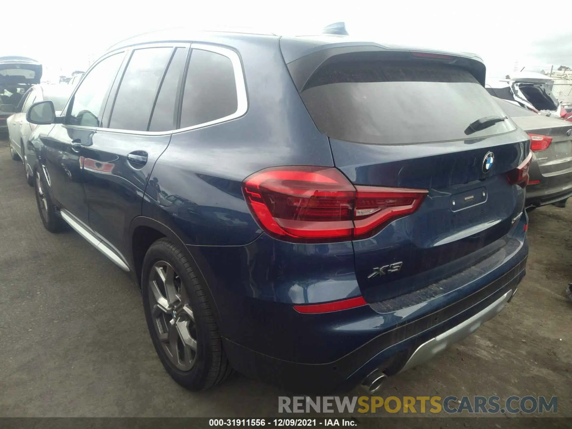 3 fotografías del automóvil dañado 5UXTY5C09M9G67506 BMW X3 2021