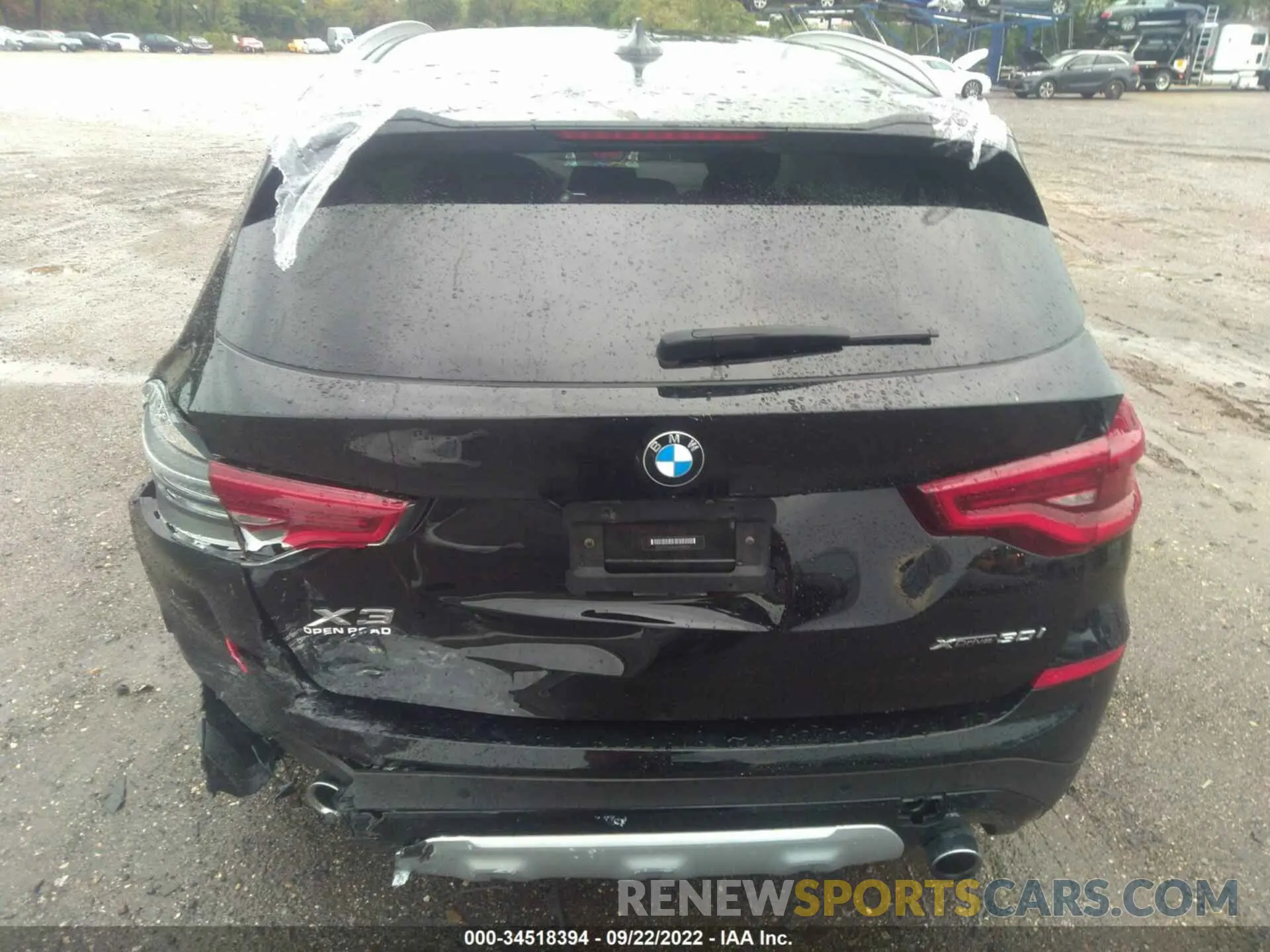 6 fotografías del automóvil dañado 5UXTY5C0XM9E60851 BMW X3 2021