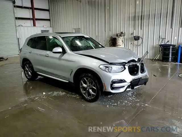 14 fotografías del automóvil dañado 5UXTY5C0XM9E72644 BMW X3 2021