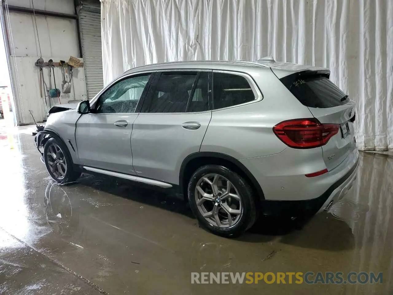 2 fotografías del automóvil dañado 5UXTY5C0XM9E72644 BMW X3 2021
