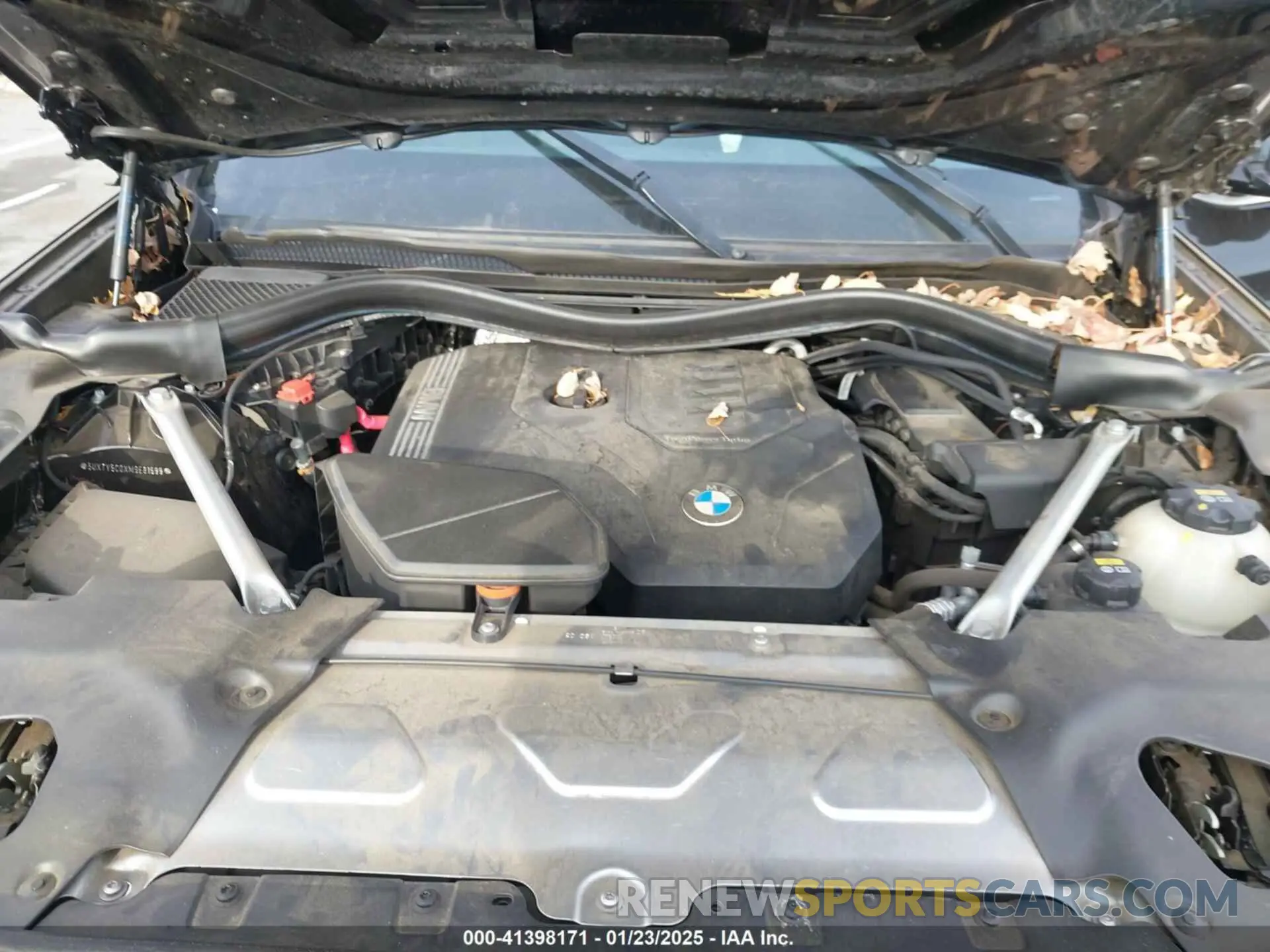 10 fotografías del automóvil dañado 5UXTY5C0XM9E81599 BMW X3 2021