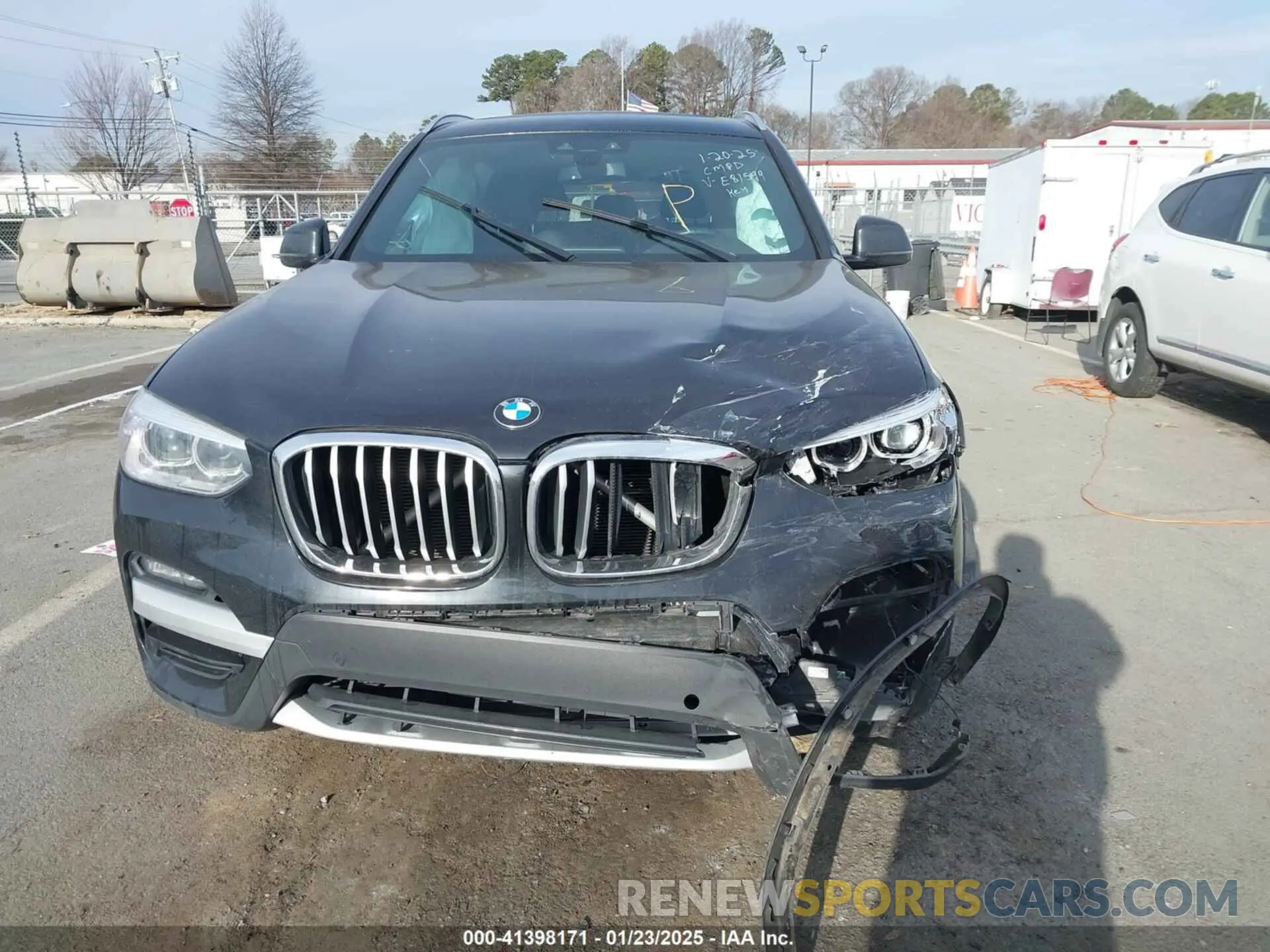 12 fotografías del automóvil dañado 5UXTY5C0XM9E81599 BMW X3 2021