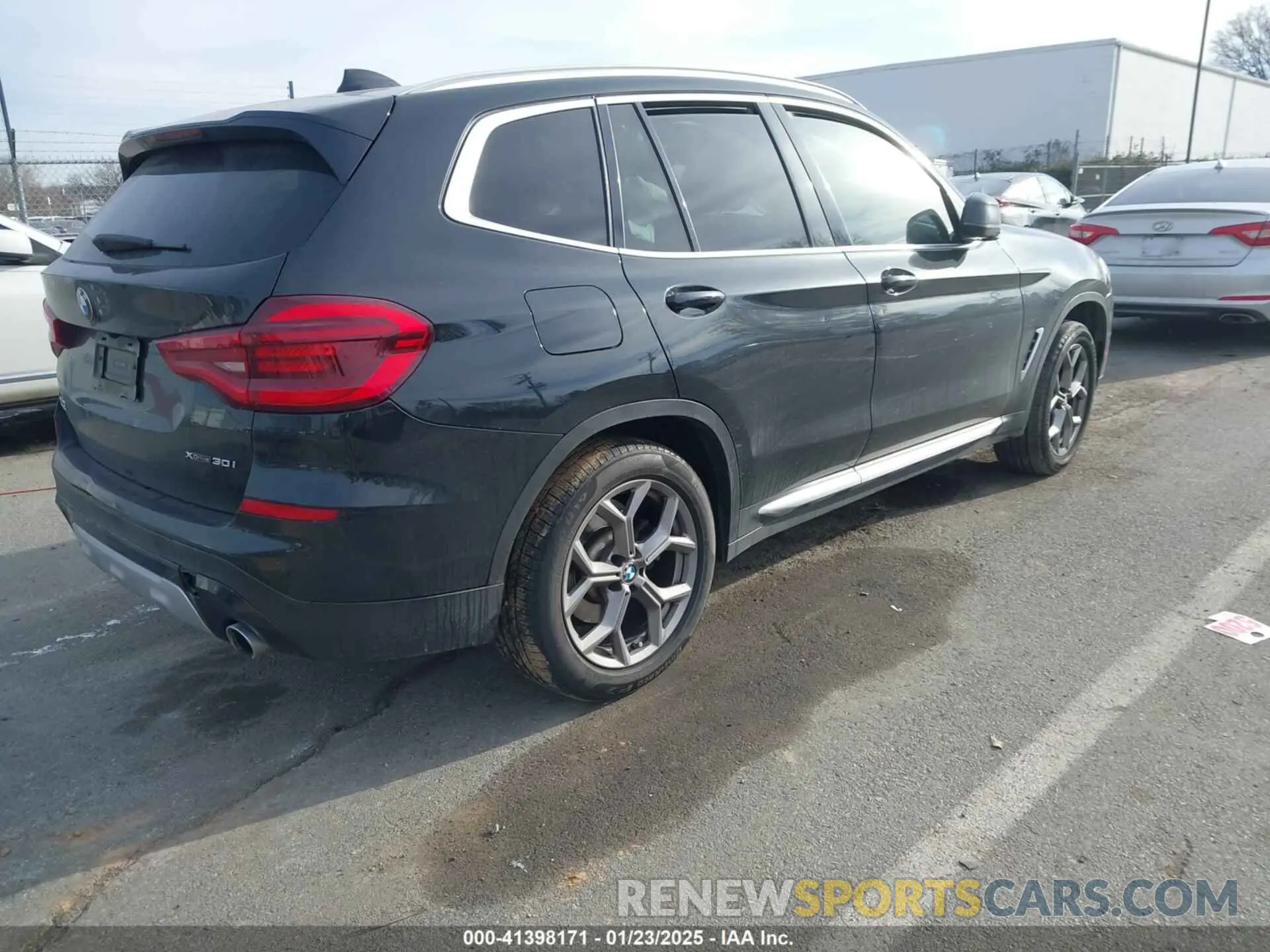 4 fotografías del automóvil dañado 5UXTY5C0XM9E81599 BMW X3 2021
