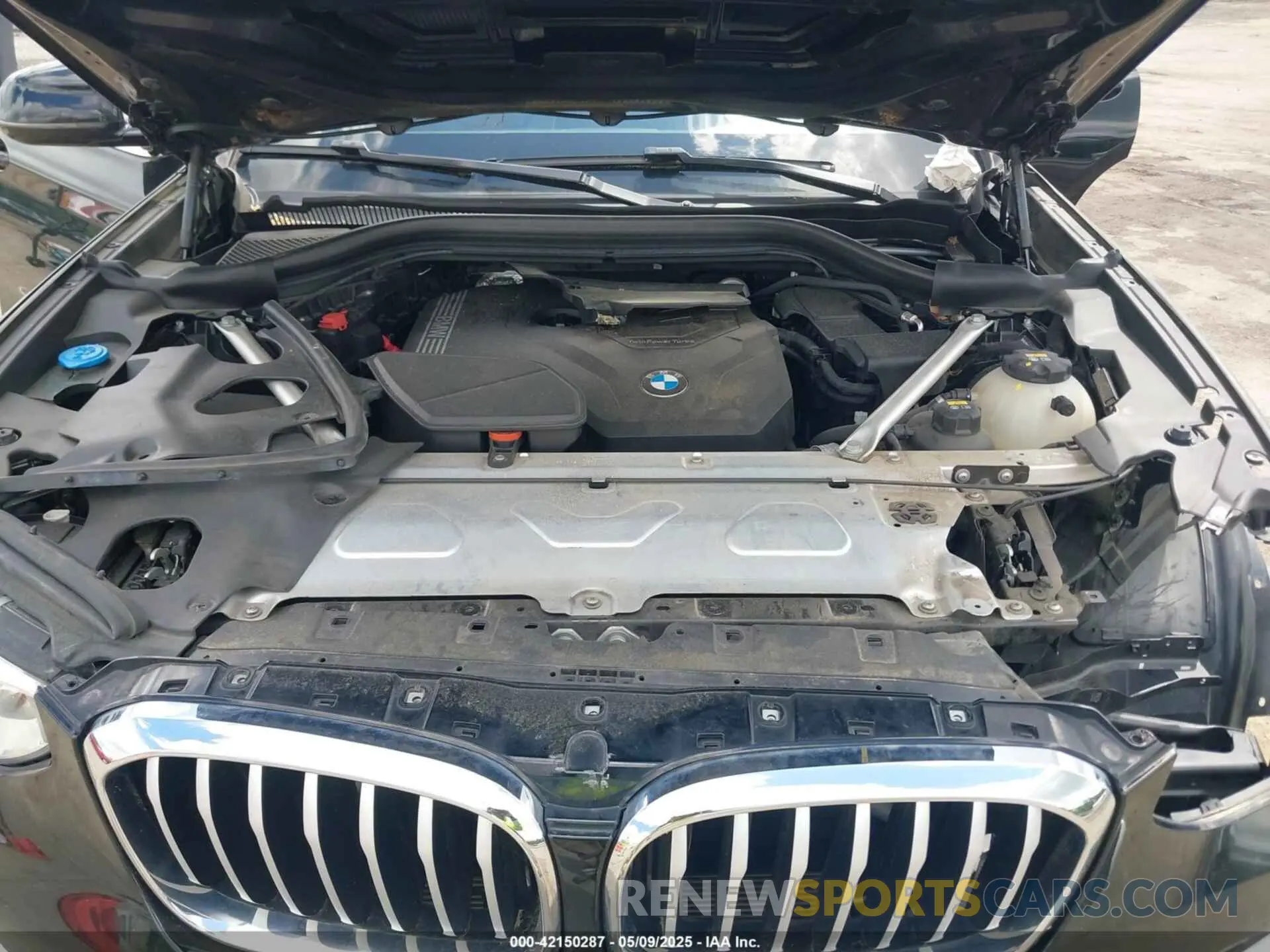 10 fotografías del automóvil dañado 5UXTY5C0XM9F11085 BMW X3 2021