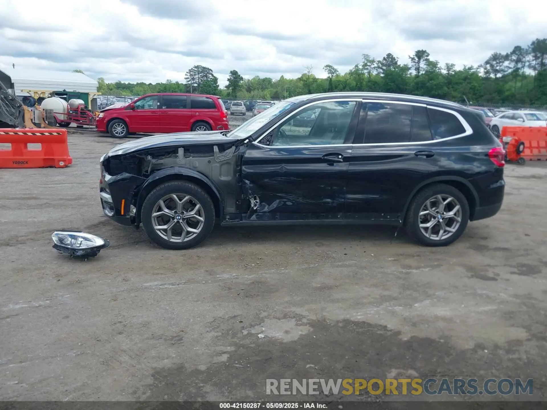 15 fotografías del automóvil dañado 5UXTY5C0XM9F11085 BMW X3 2021
