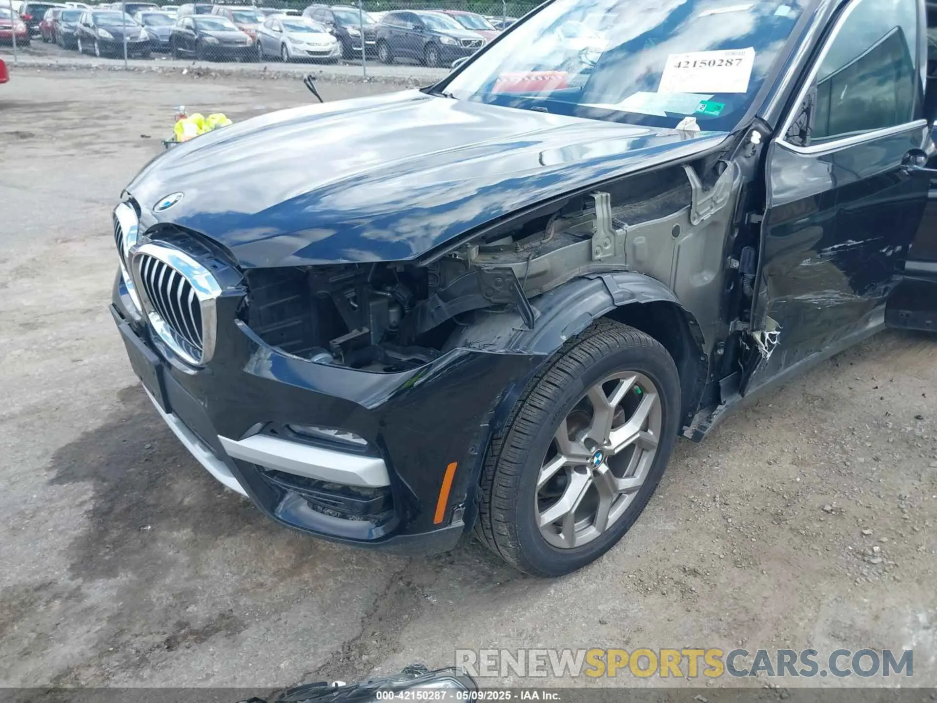 6 fotografías del automóvil dañado 5UXTY5C0XM9F11085 BMW X3 2021
