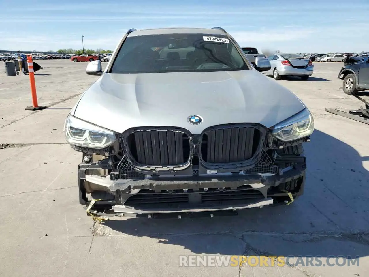 5 fotografías del automóvil dañado 5UXTY5C0XM9F13239 BMW X3 2021