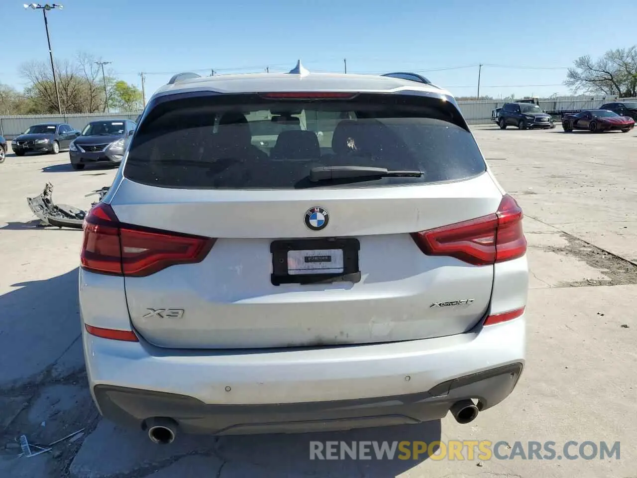 6 fotografías del automóvil dañado 5UXTY5C0XM9F13239 BMW X3 2021