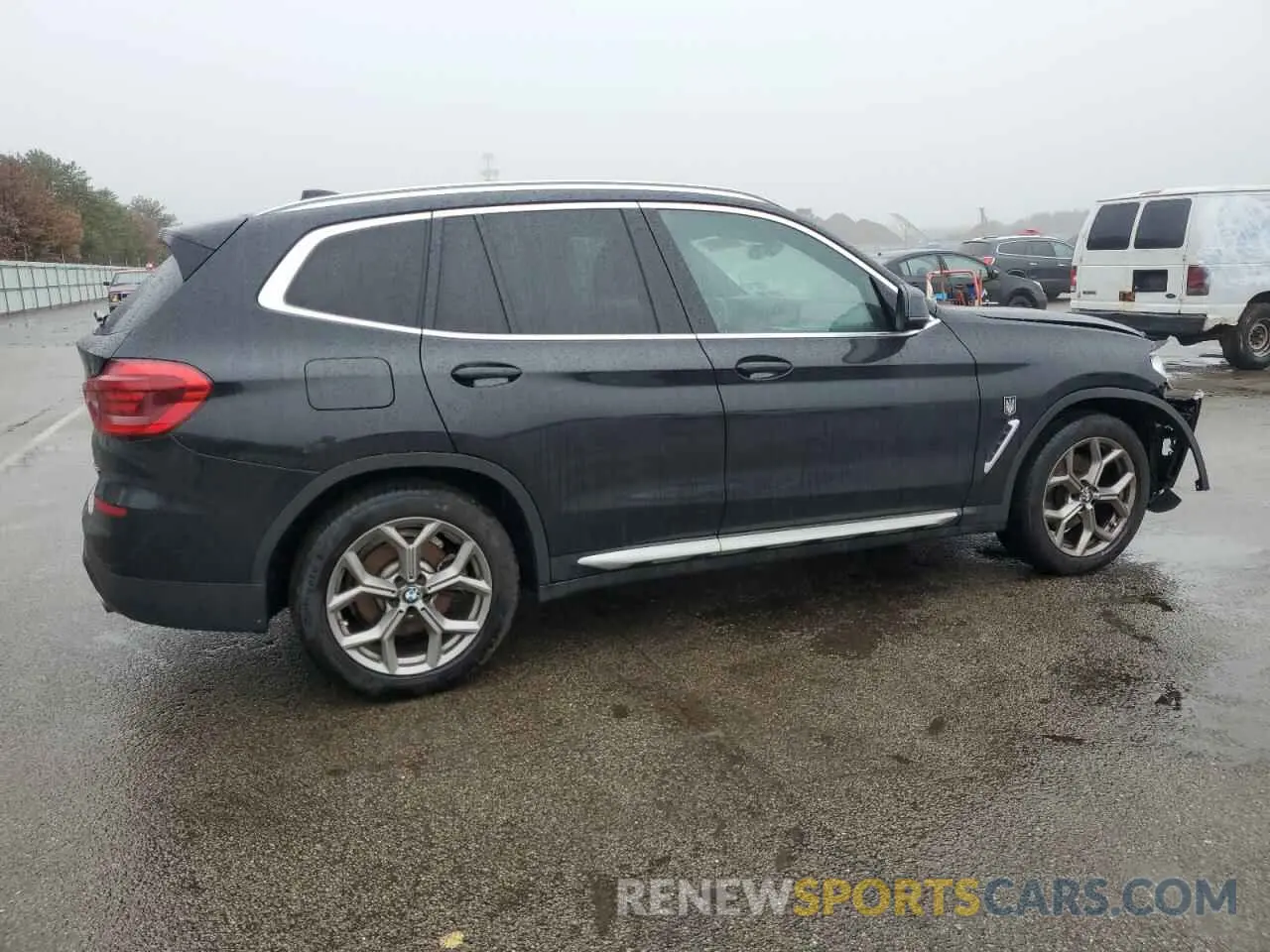 3 fotografías del automóvil dañado 5UXTY5C0XM9F26203 BMW X3 2021