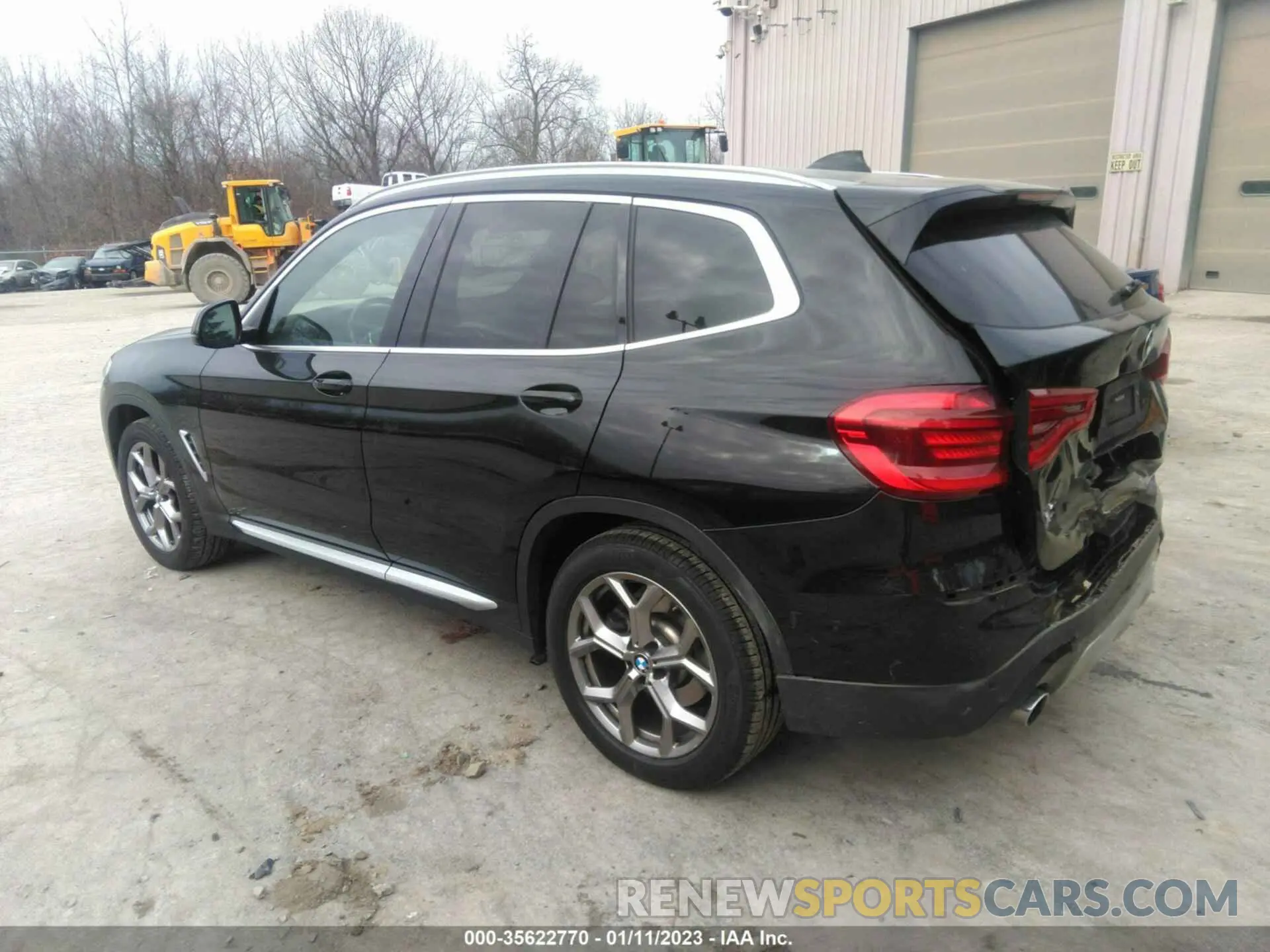 3 fotografías del automóvil dañado 5UXTY5C0XM9F66734 BMW X3 2021