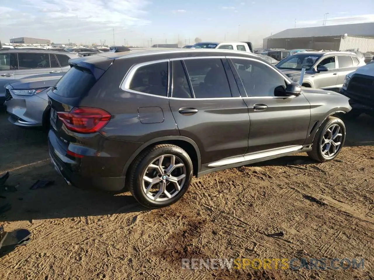 3 fotografías del automóvil dañado 5UXTY5C0XM9F82724 BMW X3 2021