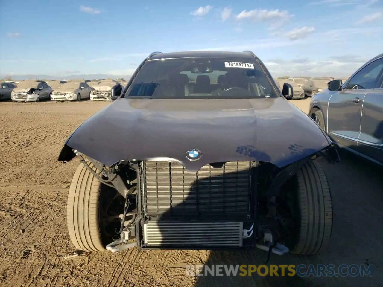 5 fotografías del automóvil dañado 5UXTY5C0XM9F82724 BMW X3 2021