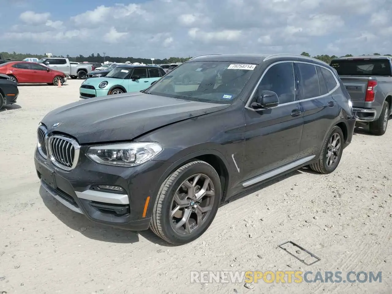 1 fotografías del automóvil dañado 5UXTY5C0XM9G22249 BMW X3 2021