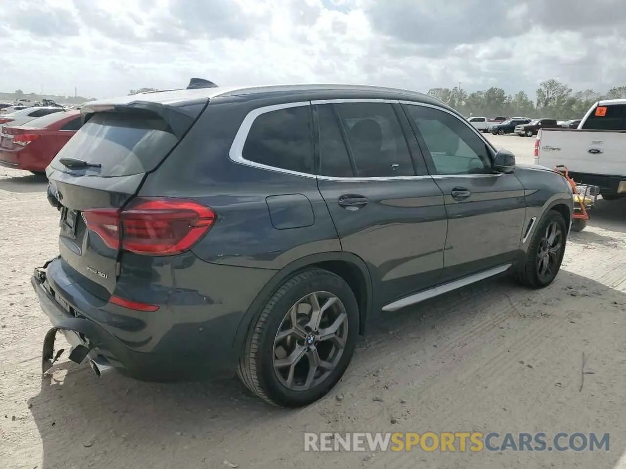 3 fotografías del automóvil dañado 5UXTY5C0XM9G22249 BMW X3 2021