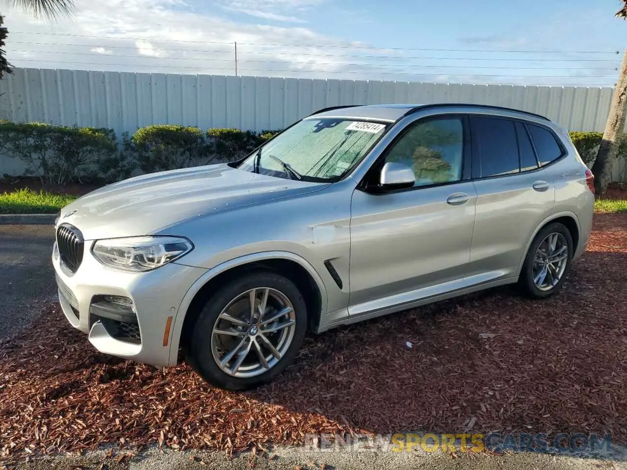 1 fotografías del automóvil dañado 5UXTY5C0XM9G38483 BMW X3 2021