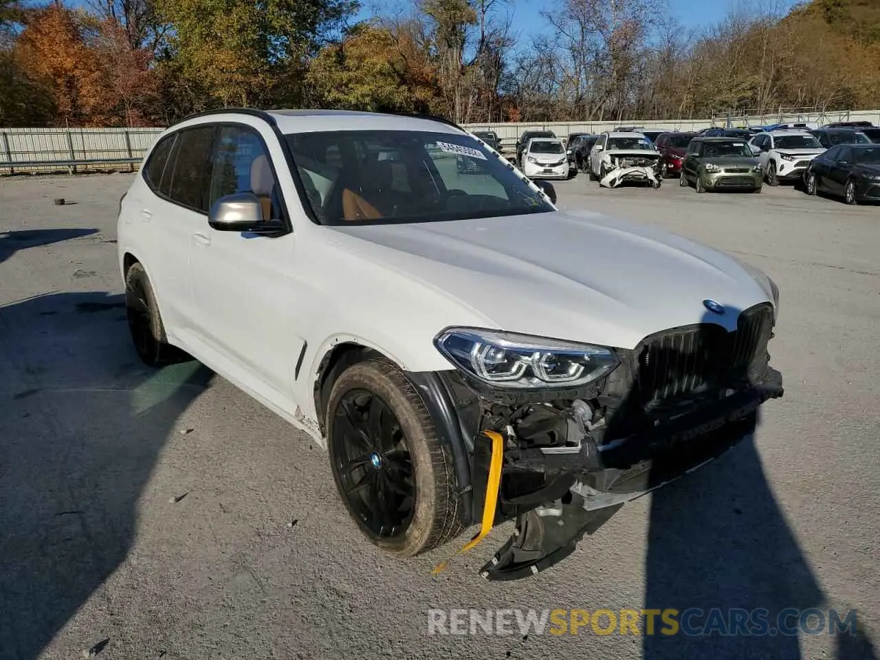 1 fotografías del automóvil dañado 5UXTY9C00M9E00729 BMW X3 2021