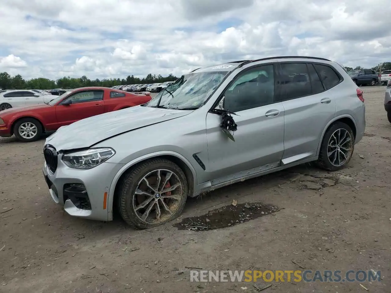 1 fotografías del automóvil dañado 5UXTY9C00M9H80428 BMW X3 2021
