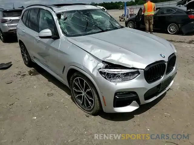 14 fotografías del automóvil dañado 5UXTY9C00M9H80428 BMW X3 2021
