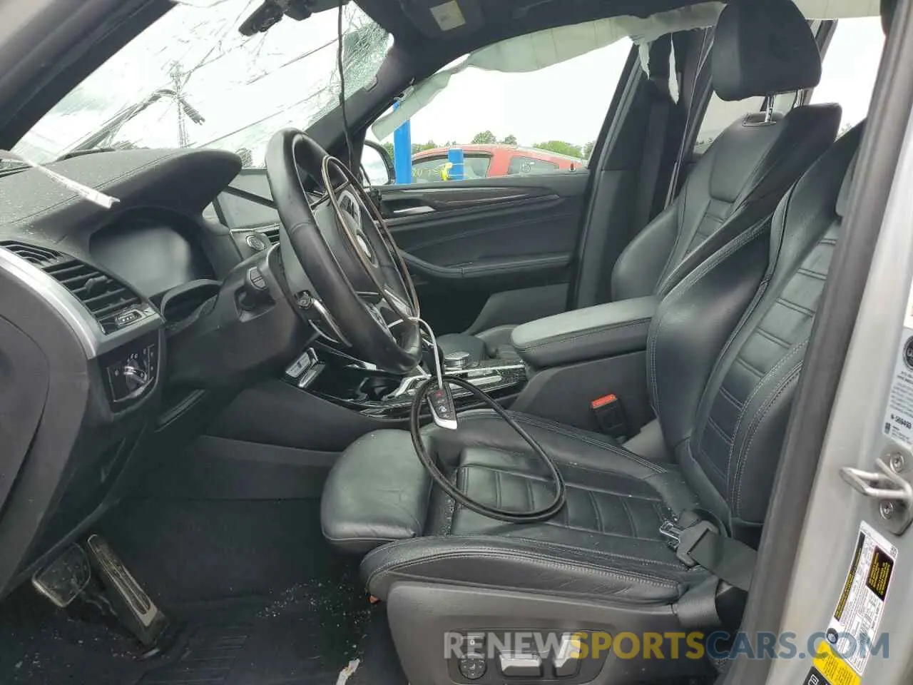 7 fotografías del automóvil dañado 5UXTY9C00M9H80428 BMW X3 2021