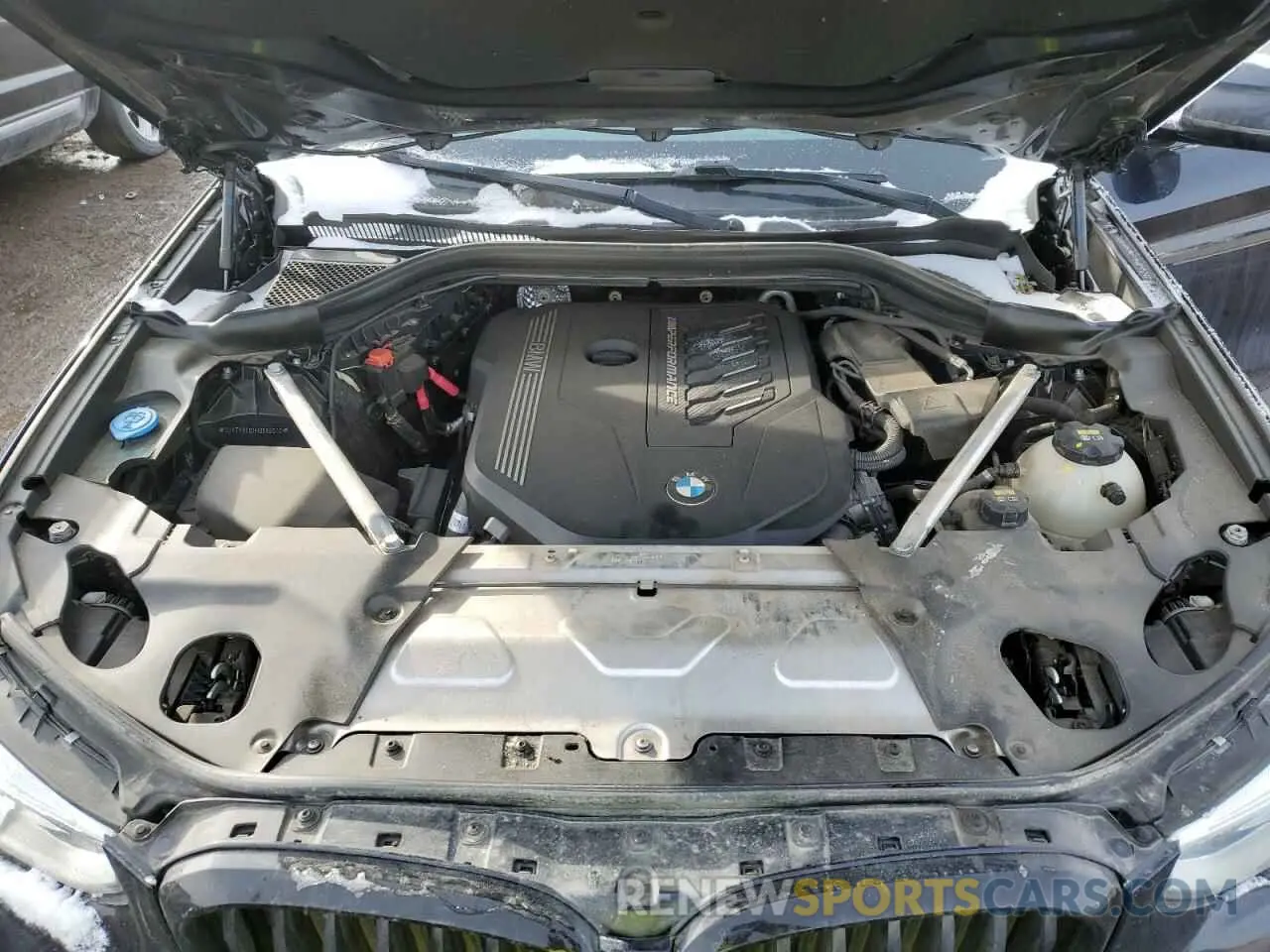 12 fotografías del automóvil dañado 5UXTY9C01M9D96500 BMW X3 2021