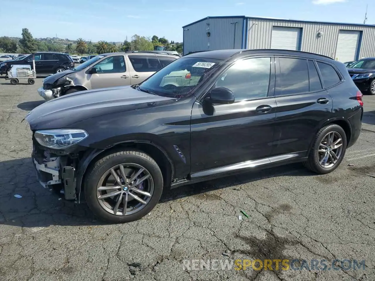 1 fotografías del automóvil dañado 5UXTY9C01M9E61250 BMW X3 2021
