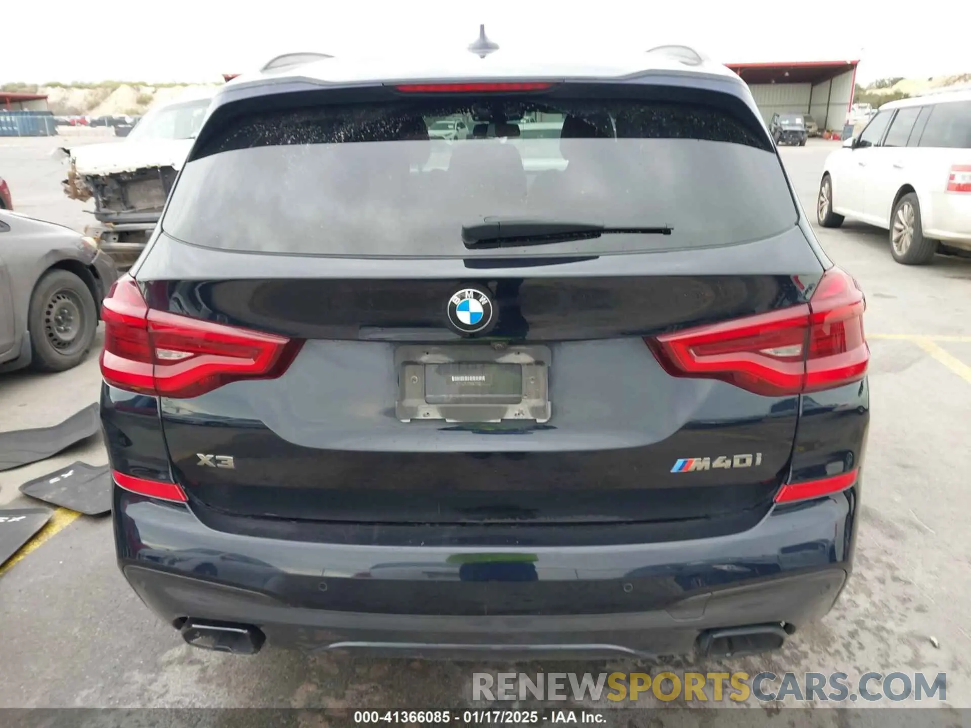 16 fotografías del automóvil dañado 5UXTY9C02M9F43214 BMW X3 2021