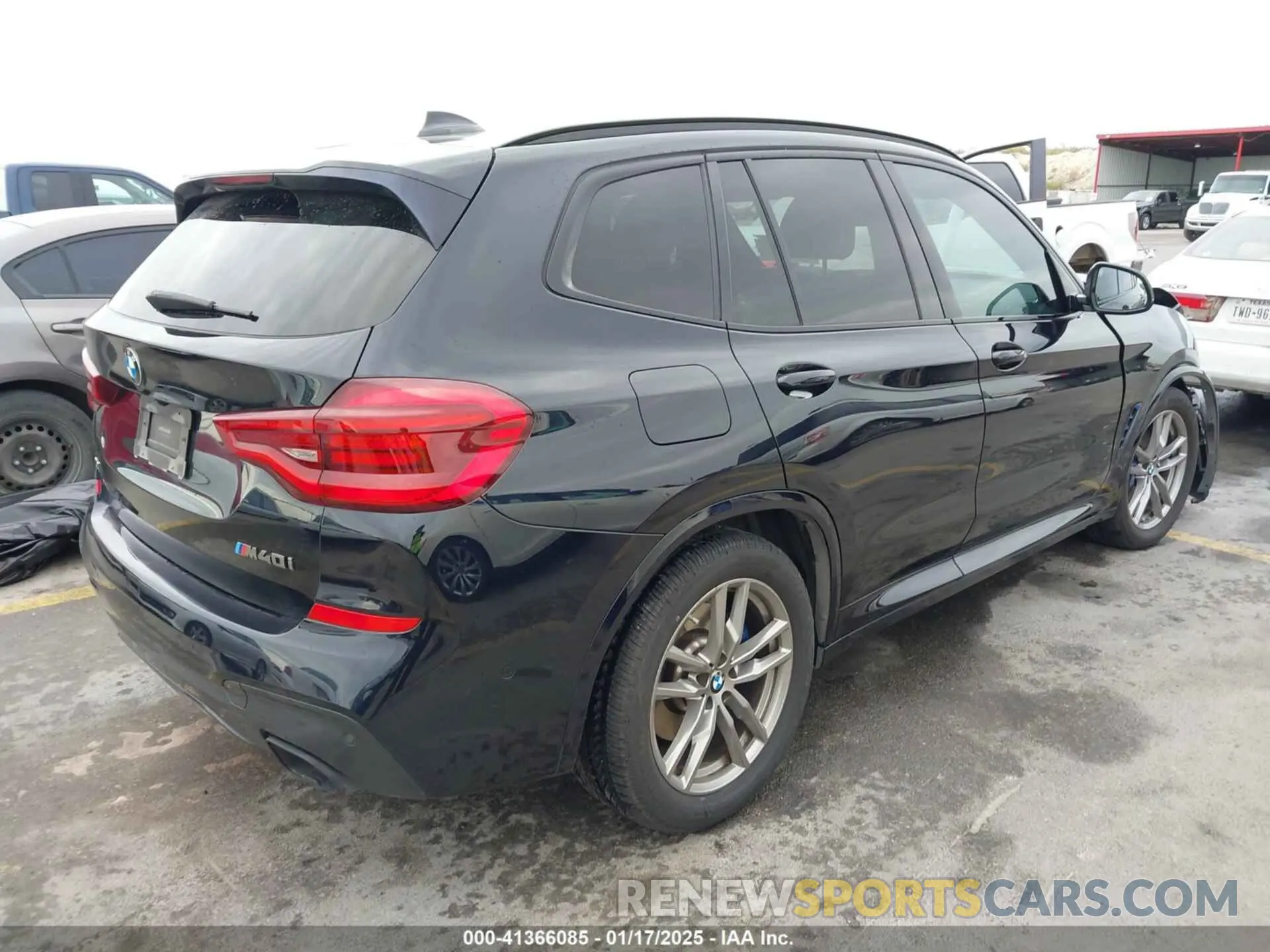 4 fotografías del automóvil dañado 5UXTY9C02M9F43214 BMW X3 2021