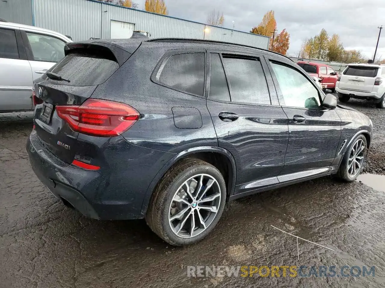 3 fotografías del automóvil dañado 5UXTY9C02M9H70077 BMW X3 2021