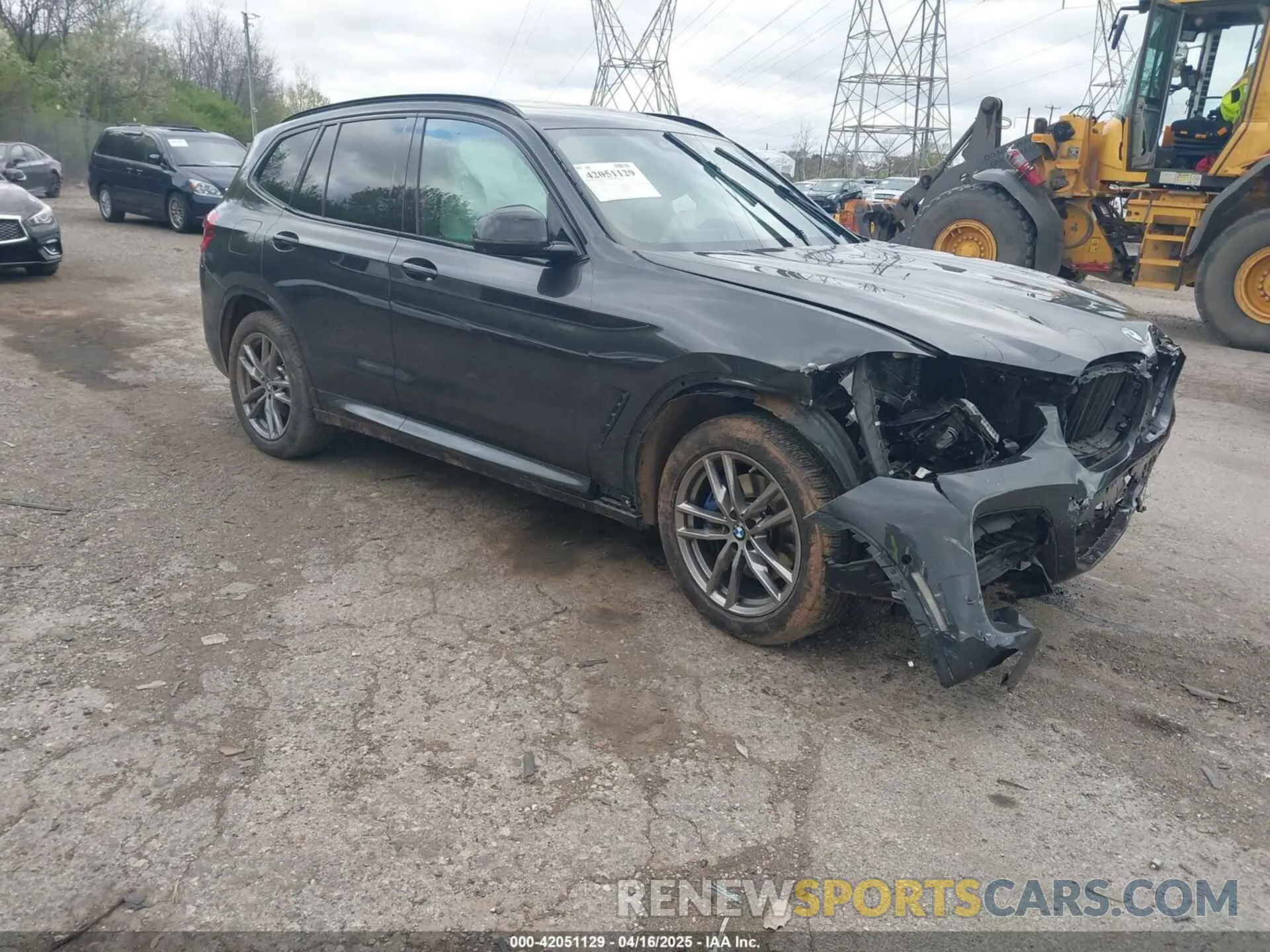 1 fotografías del automóvil dañado 5UXTY9C02M9H86750 BMW X3 2021