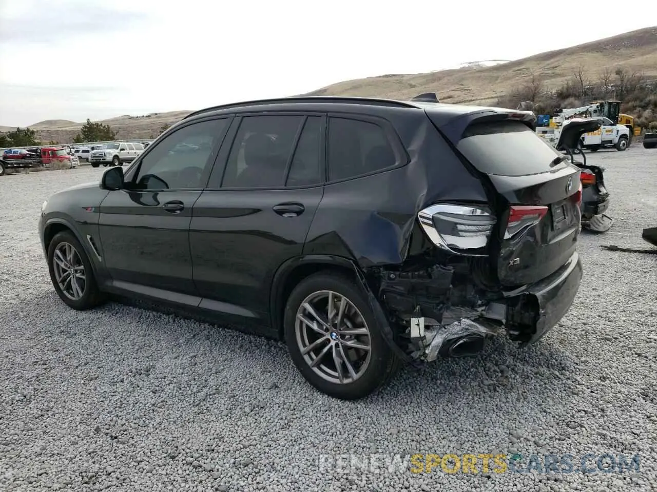 2 fotografías del automóvil dañado 5UXTY9C03M9D87944 BMW X3 2021