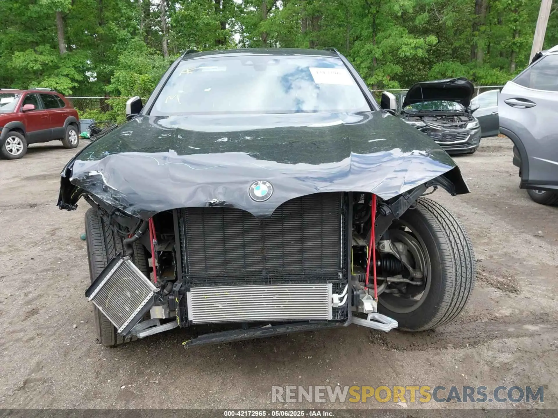 12 fotografías del automóvil dañado 5UXTY9C04M9E07540 BMW X3 2021