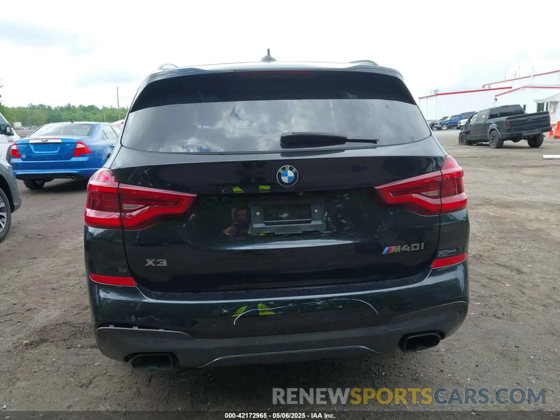 16 fotografías del automóvil dañado 5UXTY9C04M9E07540 BMW X3 2021