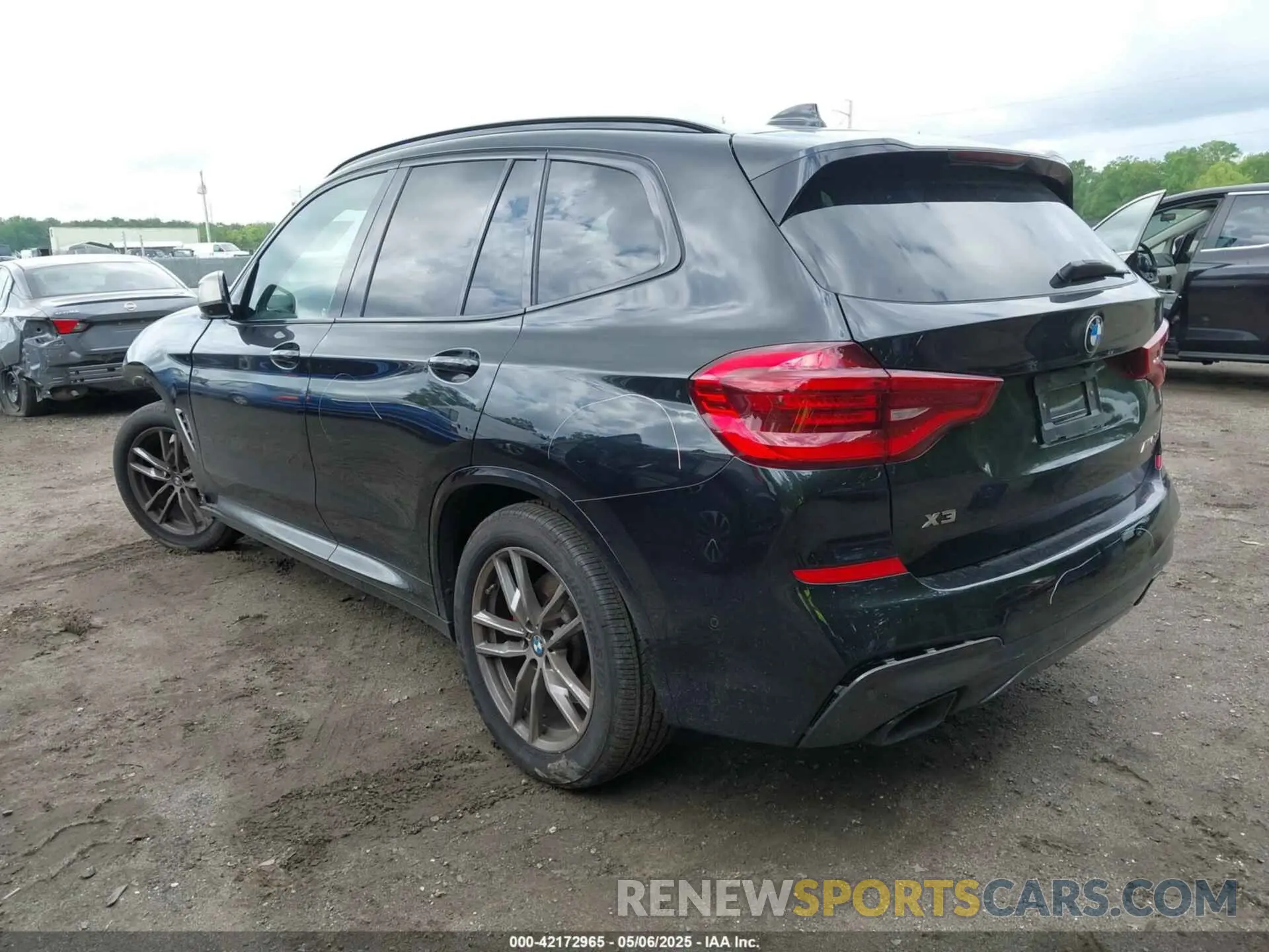 3 fotografías del automóvil dañado 5UXTY9C04M9E07540 BMW X3 2021