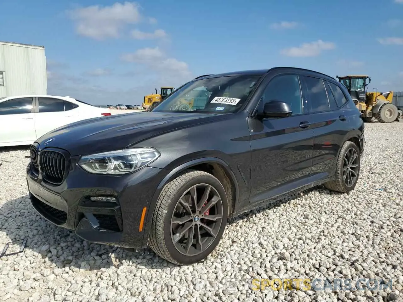 1 fotografías del automóvil dañado 5UXTY9C04M9F66476 BMW X3 2021