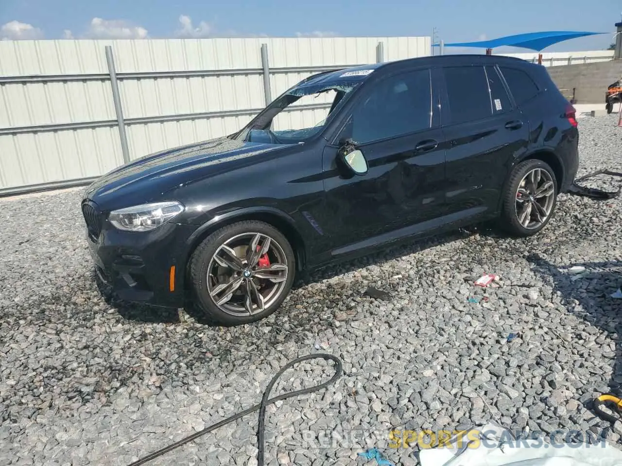 1 fotografías del automóvil dañado 5UXTY9C04M9F93273 BMW X3 2021