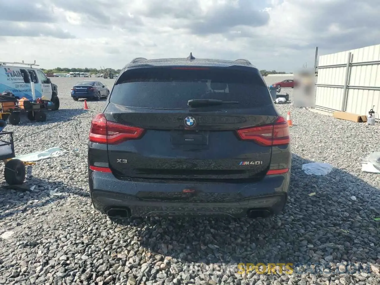 6 fotografías del automóvil dañado 5UXTY9C04M9F93273 BMW X3 2021