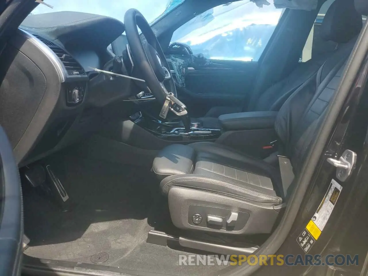 7 fotografías del automóvil dañado 5UXTY9C04M9F93273 BMW X3 2021