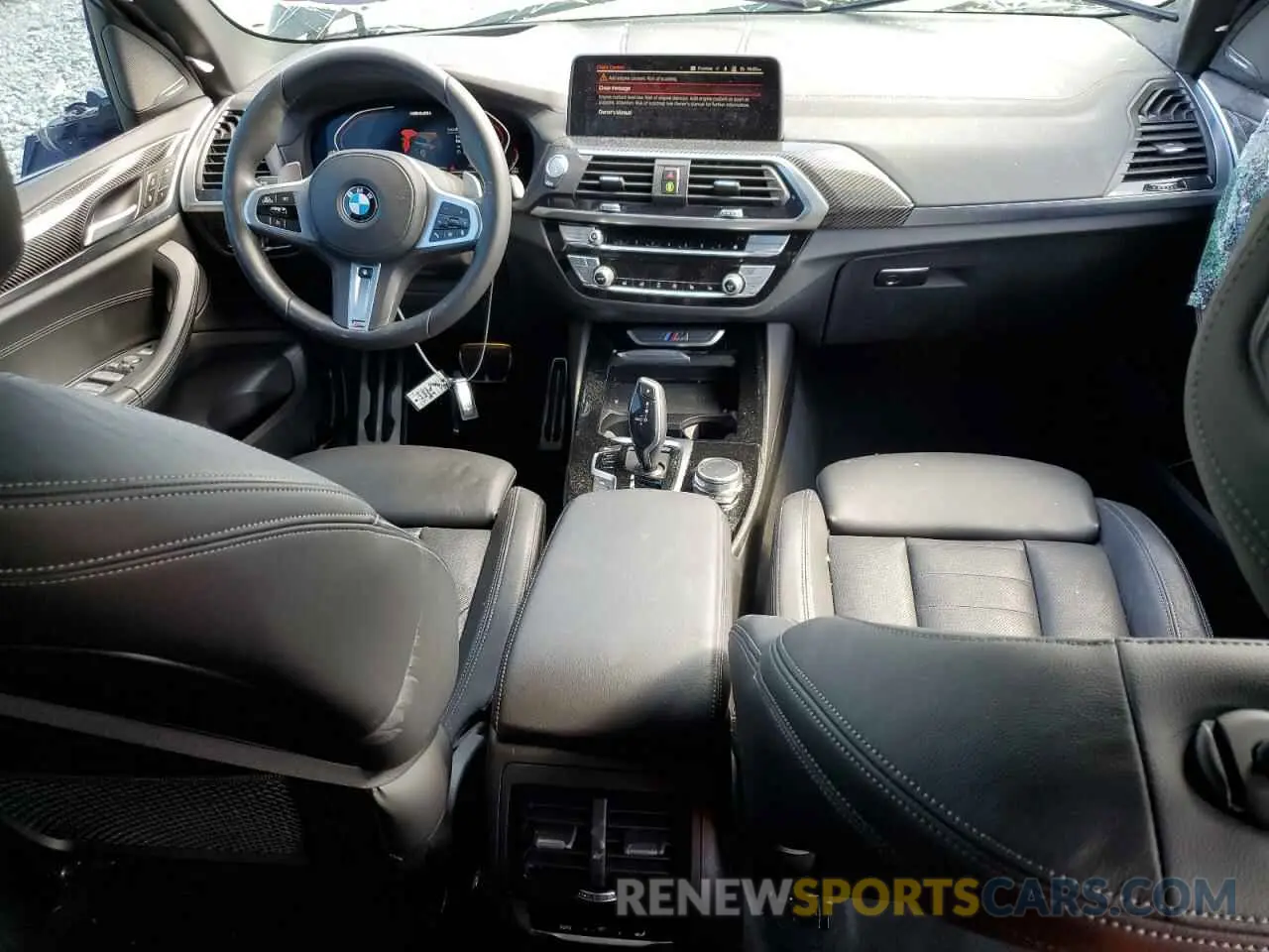 8 fotografías del automóvil dañado 5UXTY9C04M9F93273 BMW X3 2021