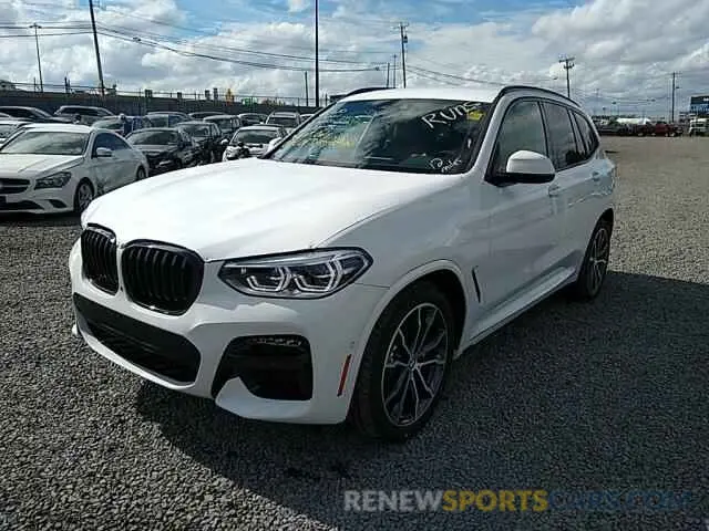 2 fotografías del automóvil dañado 5UXTY9C04M9H09586 BMW X3 2021