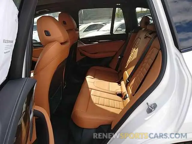 7 fotografías del automóvil dañado 5UXTY9C04M9H09586 BMW X3 2021