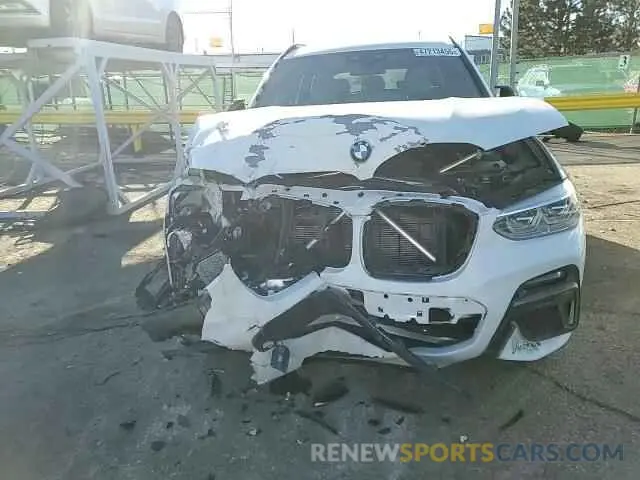 12 fotografías del automóvil dañado 5UXTY9C05M9F39805 BMW X3 2021