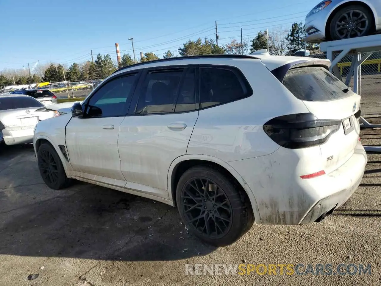2 fotografías del automóvil dañado 5UXTY9C05M9F39805 BMW X3 2021